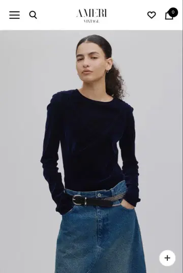 Ameri VINTAGE (아메리빈티지) 벨로아 상의입니다!!