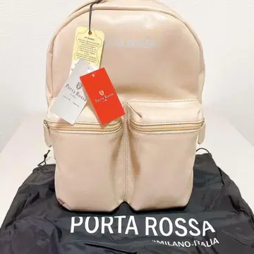 PORTA ROSSA 택 포함 미사용 백팩 가죽 수납 가방 포함