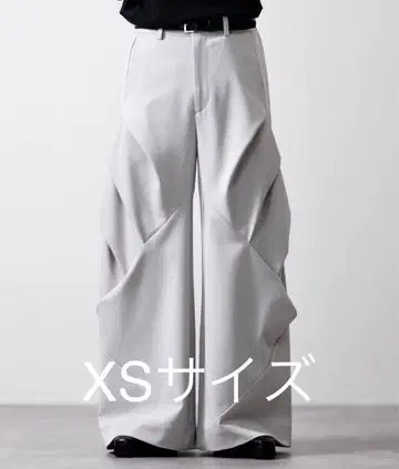 [CLEL] 프라임 TR 3D 턱 팬츠 라이트 그레이 XS 사이즈