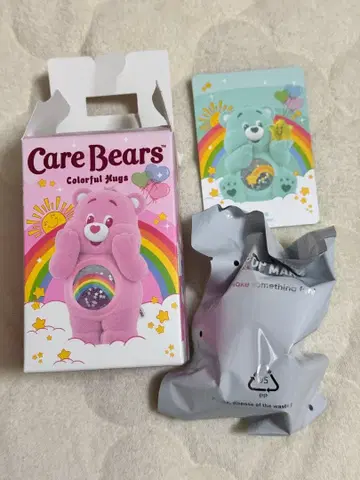 POP MART 케어베어 컬러풀 허그 시리즈 피규어 블라인드 박스