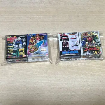 슈퍼 전대 DX 로봇 미니어처 & 패키지 컬렉션 01 4종 세트