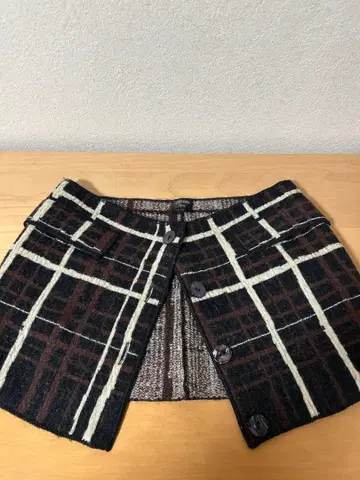 장 폴 고티에 팜므 울 니트 미니 스커트 40size