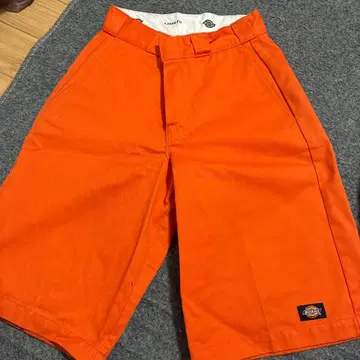 Dickies 숏팬츠 오렌지 28