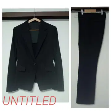 일본제 언타이틀 자켓&수트 셋업 블랙 클리닝 완료