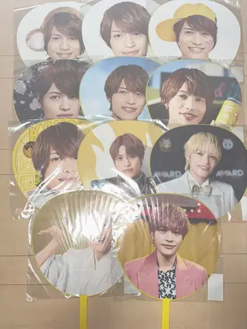 [ 익명 배송 ] WEST. 쟈니즈WEST 나카마 준타 부채 11장 세트