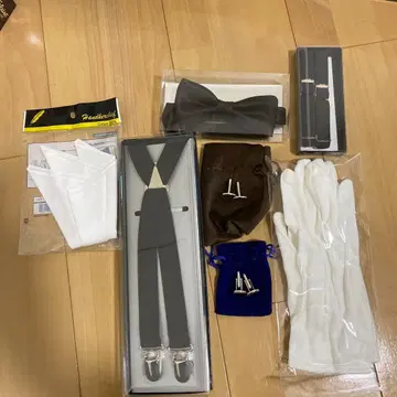 결혼식용 남성용 셔츠 + 잡화 일체 세트