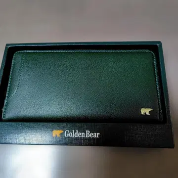 Golden Bear 그린 가죽 장지갑