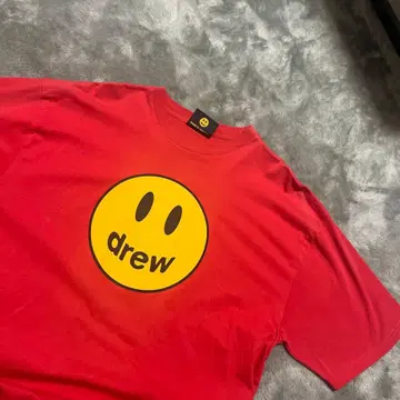 drew house 스마일리 페이스 티셔츠 M