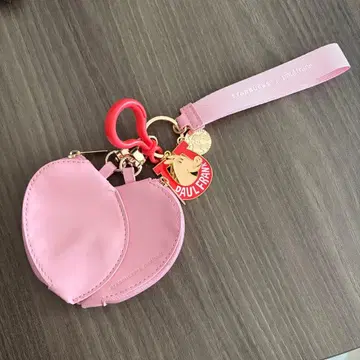 해외 스벅! Starbucks x PAUL FRANK 하트 케이스 키링