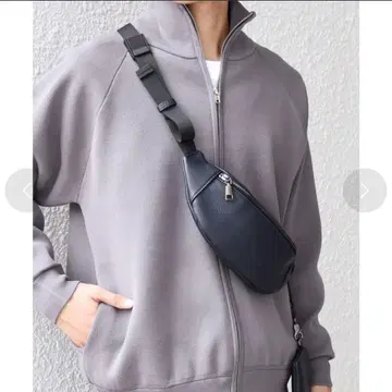 SHIPS any: 스플릿 가죽 바디백 (카드 케이스 포함)