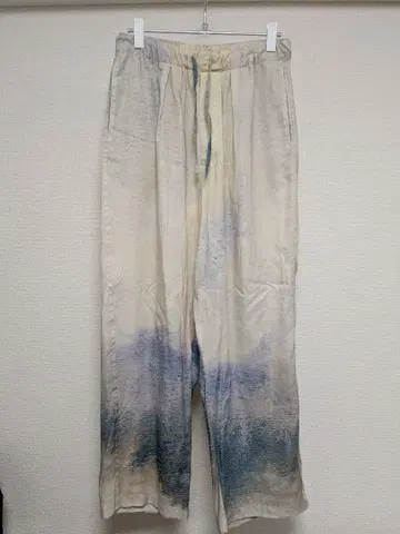 YOKE 25ss LANDSCAPE PRINTED EASY PANTS