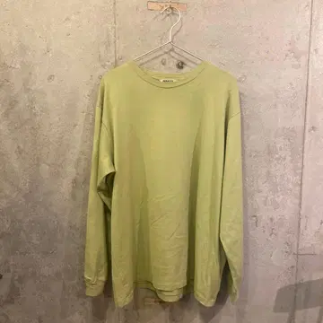 AURALEE. LUSTER PLAITING L/S TEE