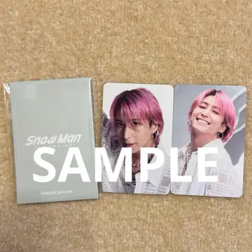 [ 묶음 구매 환영 ] SnowMan 팝업 포토 카드 A 사쿠마 다이스케