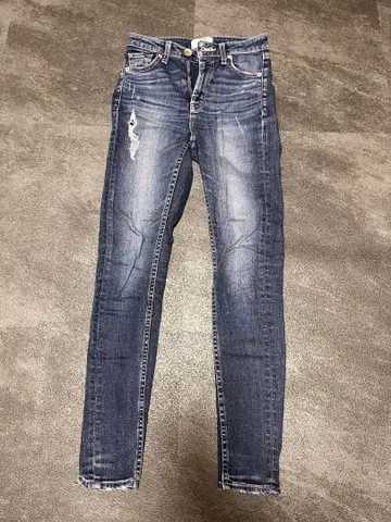 GYDA 데미지 가공 스키니 데님