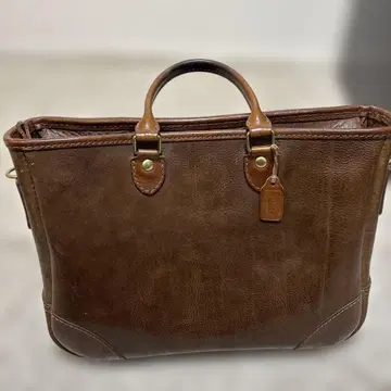 HERZ 가죽 비즈니스 백 브라운