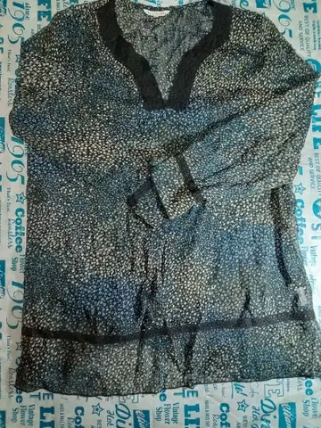 Ventecello 꽃무늬 오부 소매 튜닉