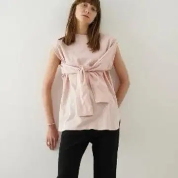 클라네 티셔츠 SWAY 비대칭 탑