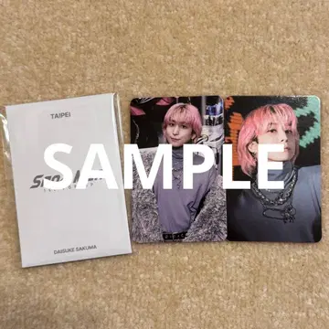 [ 묶음 구매 환영 ] SnowMan 팝업 포토 카드 C 사쿠마 다이스케