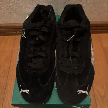 스피드캣 PUMA 블랙 스웨이드 스니커즈