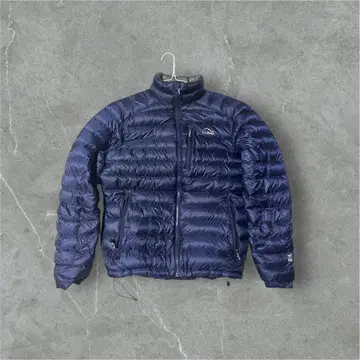 90s L.L.Bean 다운 푸퍼 재킷 y2k 짧은 기장 M 네이비