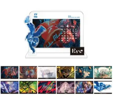 Eve Experience Live 2025 탁상 소조 달력