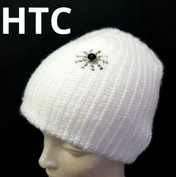 초레어품 HTC 에이치티씨 비니 니트 모자 화이트 화이트