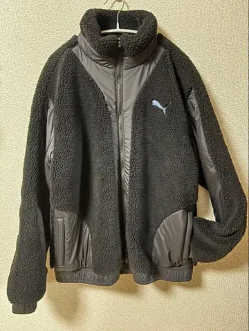 PUMA 플리스 자켓 XL 블랙