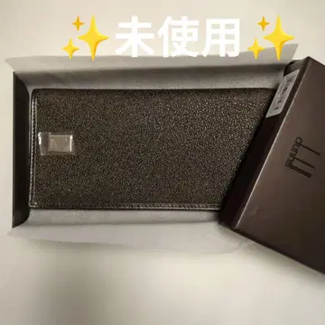새상품 dunhil 던힐 장지갑 지갑, 카드 홀더, 다크 브라운!