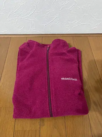 montbell 풀 집업 플리스 자켓 퍼플