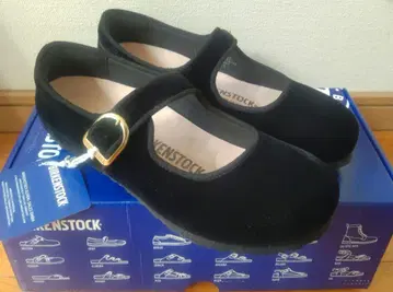 새상품 버켄스탁 산타클라리타 벨벳 블랙 23.0cm (36)