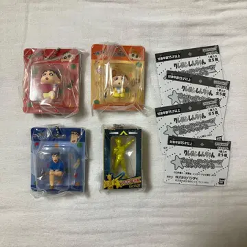 짱구는 못말려(크레용 신짱) 미니어처 패키지 컬렉션 2 가챠 4개 세트