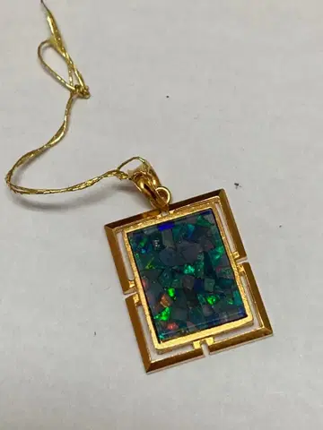 빈티지 모자이크 펜던트 참