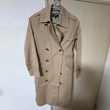[거의 미사용] A.P.C. 베이지 트렌치코트 36