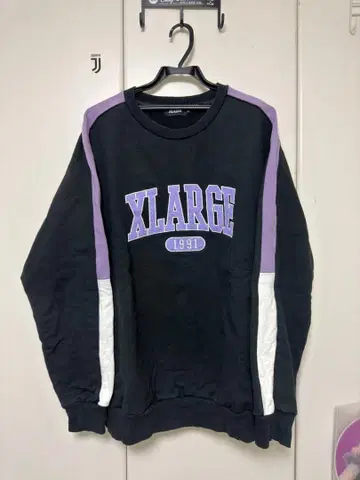 XLARGE 트레이닝복 XL 블랙/퍼플/화이트