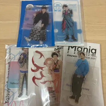 [가격 인하 희망은 댓글] 후카사와 타츠야 아크릴 스탠드 5점 세트