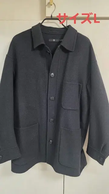 UNIQLO 유니클로 +J 울 블렌드 오버사이즈 셔츠 자켓