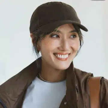 미사용 새상품 A part by 츠보타 아사미 콜라보 트위드 캡 브라운