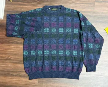 Lyle & Scott 체크 무늬 스웨터 L