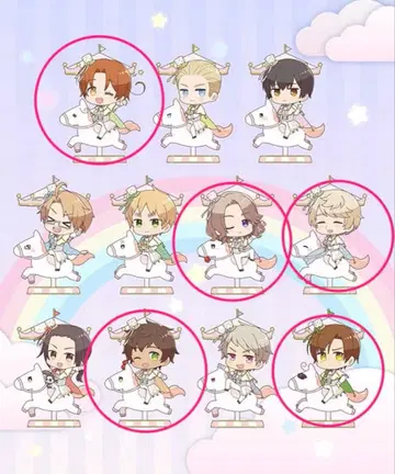 헤타리아 월드 스타즈 애니메이트 카페 아크릴 스탠드