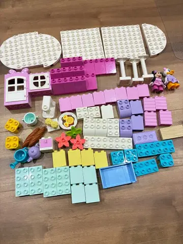 레고 듀플로 미니의 집 카페 미니 데이지 기초판 1장, 토이 백 포함