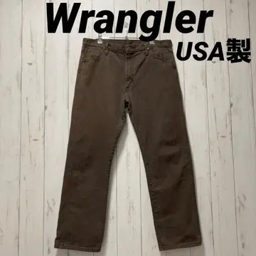Wrangler 랭글러 USA제 데님 팬츠 브라운 80s~90s