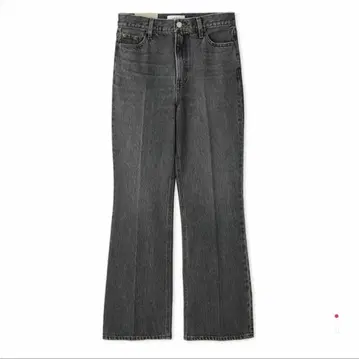 Mila Owen 블랙 그레이 플레어 데님 팬츠