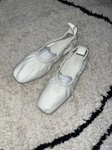 미사용 화이트 발레 슈즈