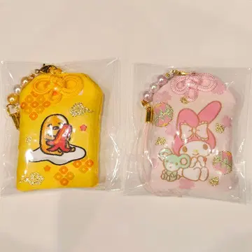 구데타마 & 마이멜로디 부적 스트랩 세트