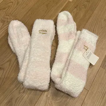 미사용 새상품 젤라또피케 삭스 2족 세트