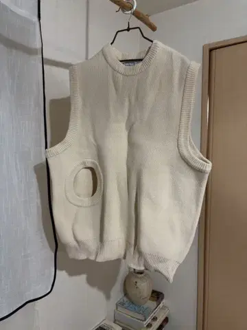 STYLE NANDA 슬리브리스 니트 베스트 레어