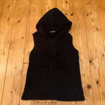 베어풋 드림스 모코모코 후드 베스트 블랙