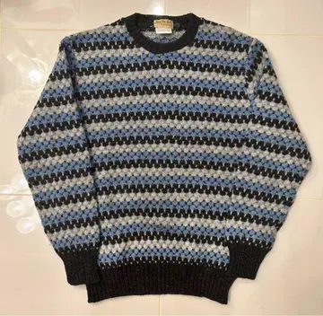 80s 팝콘 니트 스코틀랜드제