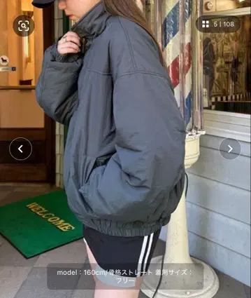 apress jour mignon 충전솜 패딩 블루종 블랙 free