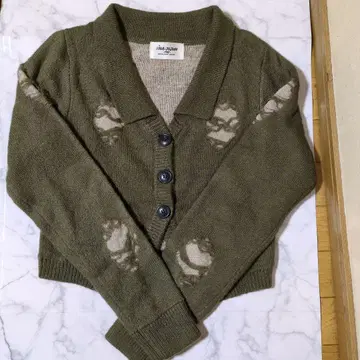 TINA:JOJUN 1998 올리브 그린 가디건